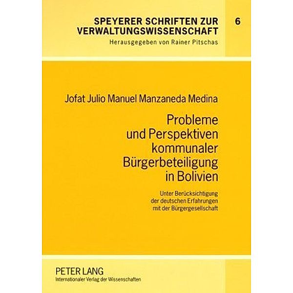 Probleme und Perspektiven kommunaler Bürgerbeteiligung in Bolivien, Julio Manzaneda