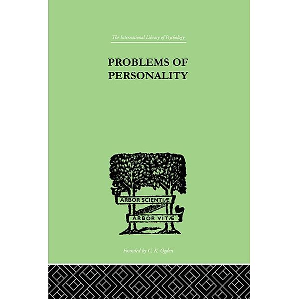 Problems of Personality, C MacFie & Langfeld H S & McDougall, Wm & Campbell