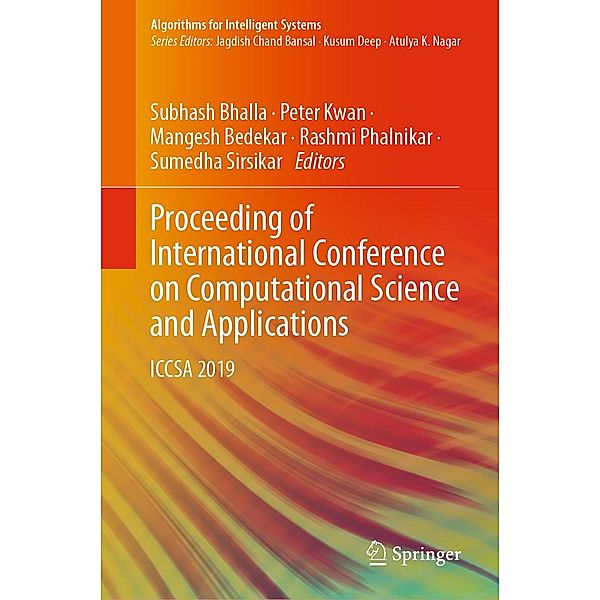 Proceeding of International Conference on Computational Science and Applications / Algorithms for Intelligent Systems