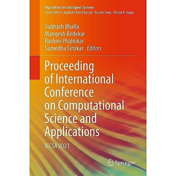 Proceeding of International Conference on Computational Science and Applications / Algorithms for Intelligent Systems