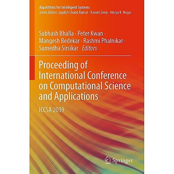 Proceeding of International Conference on Computational Science and Applications