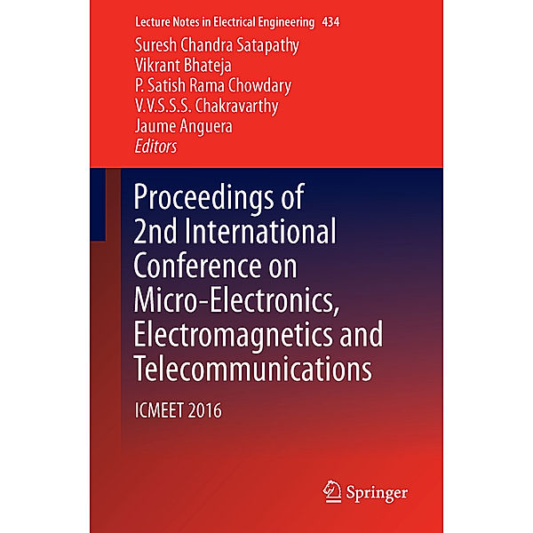 Proceedings of 2nd International Conference on Micro-Electronics, Electromagnetics and Telecommunications