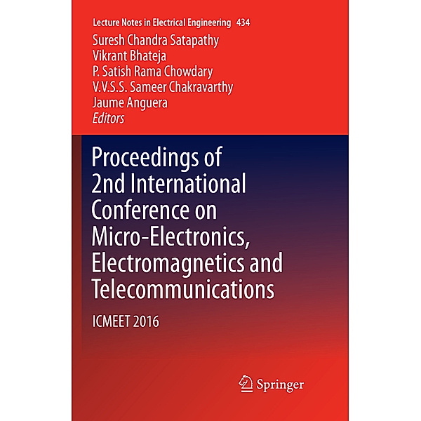 Proceedings of 2nd International Conference on Micro-Electronics, Electromagnetics and Telecommunications