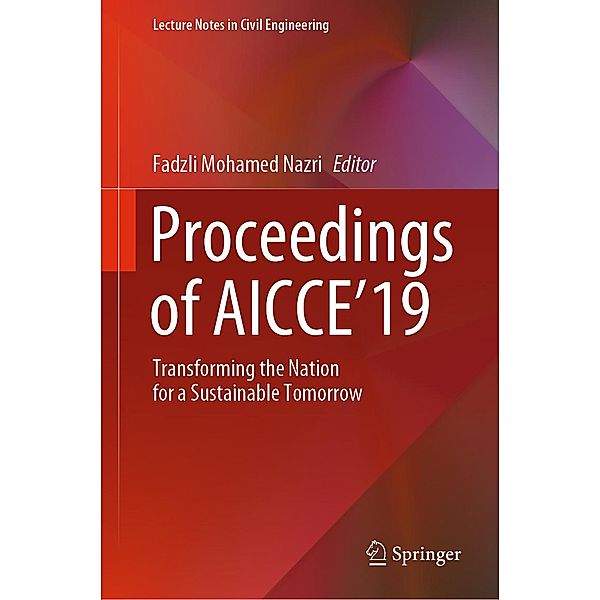 Proceedings of AICCE'19 / Lecture Notes in Civil Engineering Bd.53