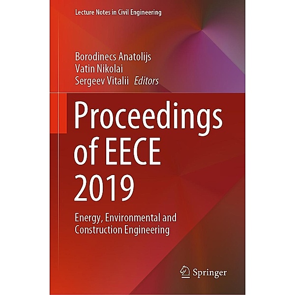 Proceedings of EECE 2019 / Lecture Notes in Civil Engineering Bd.70