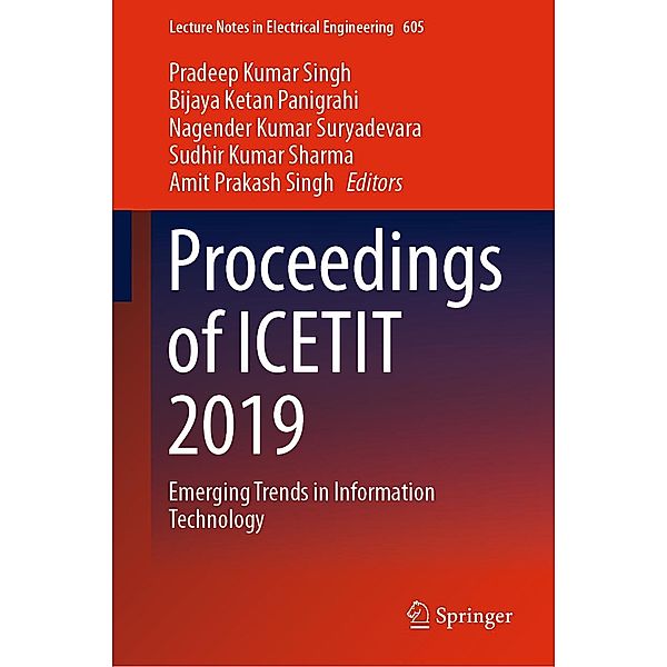 Proceedings of ICETIT 2019 / Lecture Notes in Electrical Engineering Bd.605