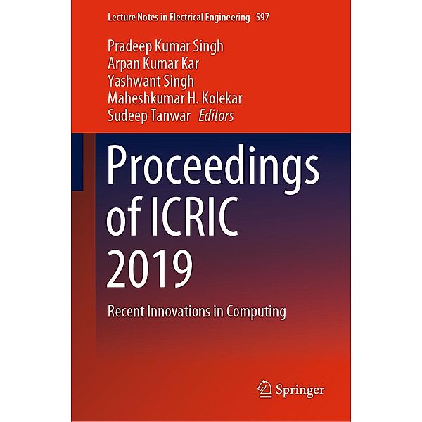 Proceedings of ICRIC 2019 / Lecture Notes in Electrical Engineering Bd.597