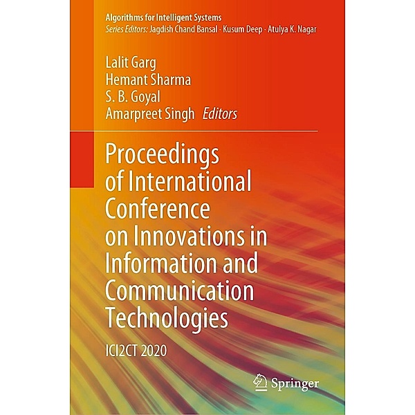 Proceedings of International Conference on Innovations in Information and Communication Technologies / Algorithms for Intelligent Systems