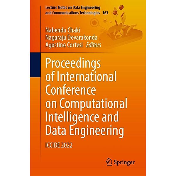 Proceedings of International Conference on Computational Intelligence and Data Engineering / Lecture Notes on Data Engineering and Communications Technologies Bd.163