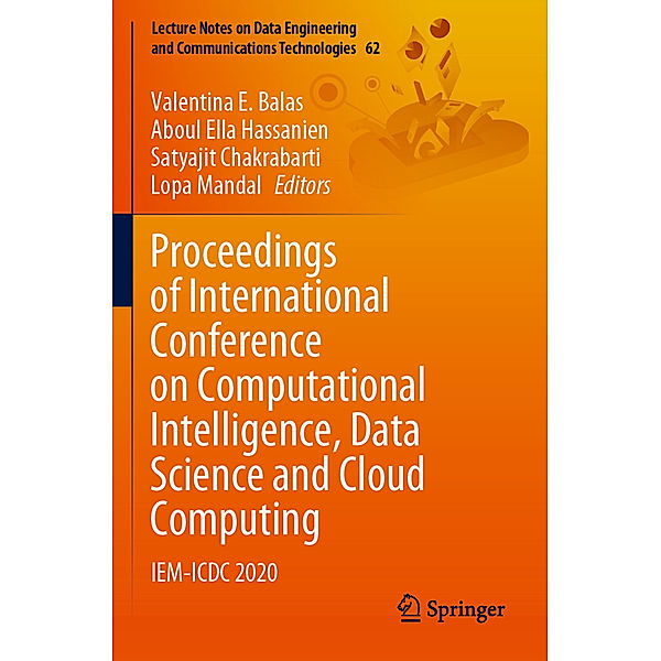 Proceedings of International Conference on Computational Intelligence, Data Science and Cloud Computing