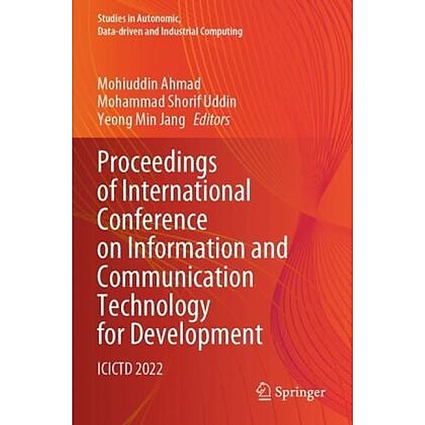 Proceedings of International Conference on Information and Communication Technology for Development