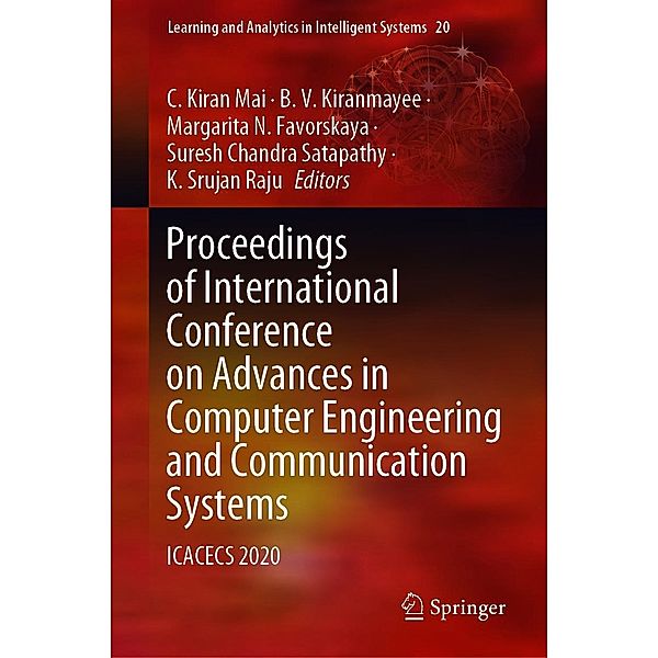 Proceedings of International Conference on Advances in Computer Engineering and Communication Systems / Learning and Analytics in Intelligent Systems Bd.20