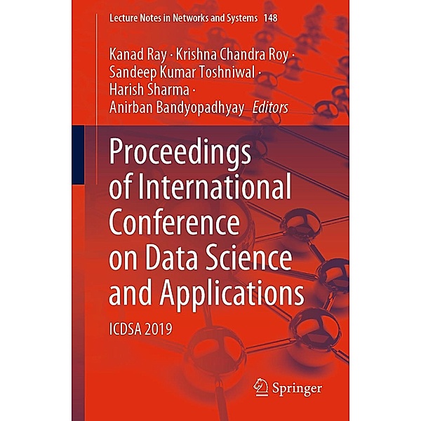 Proceedings of International Conference on Data Science and Applications / Lecture Notes in Networks and Systems Bd.148