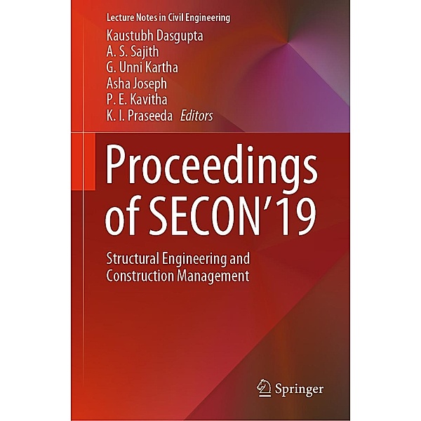 Proceedings of SECON'19 / Lecture Notes in Civil Engineering Bd.46