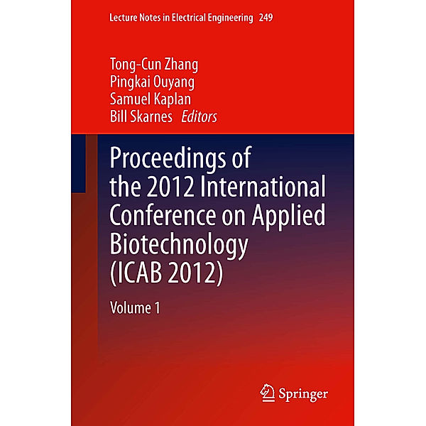 Proceedings of the 2012 International Conference on Applied Biotechnology (ICAB 2012)