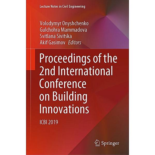 Proceedings of the 2nd International Conference on Building Innovations