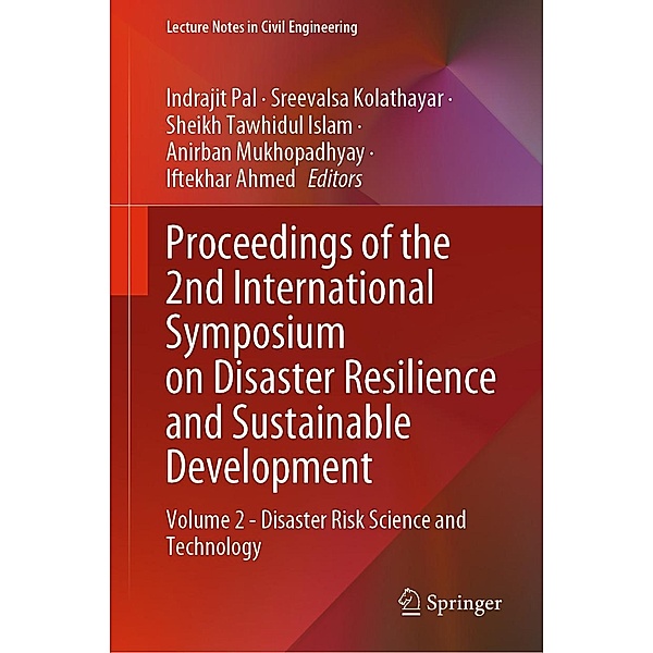 Proceedings of the 2nd International Symposium on Disaster Resilience and Sustainable Development / Lecture Notes in Civil Engineering Bd.294