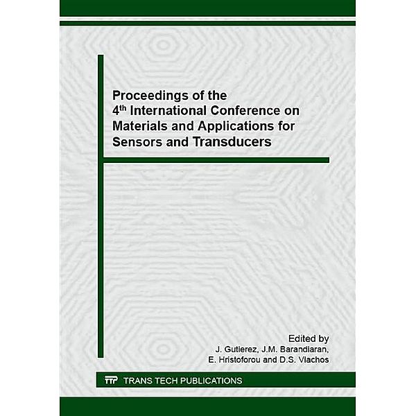 Proceedings of the 4th International Conference on Materials and Applications for Sensors and Transducers
