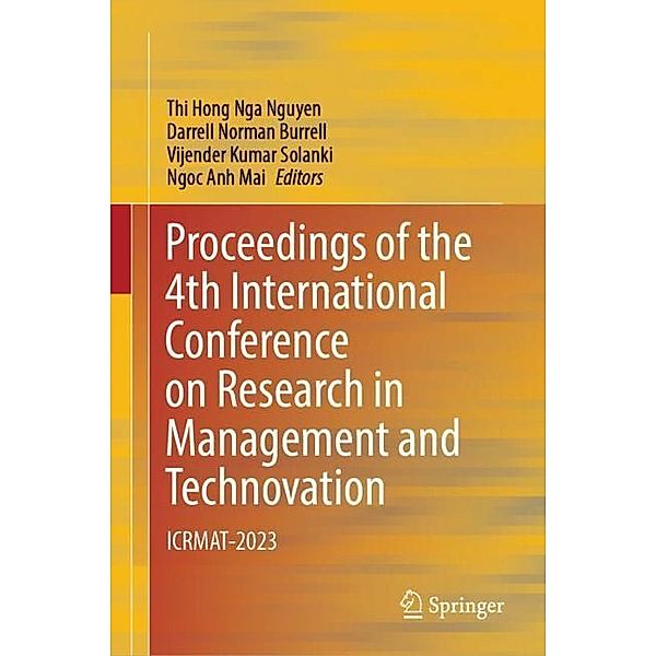 Proceedings of the 4th International Conference on Research in Management and Technovation