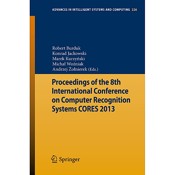 Proceedings of the 8th International Conference on Computer Recognition Systems CORES 2013