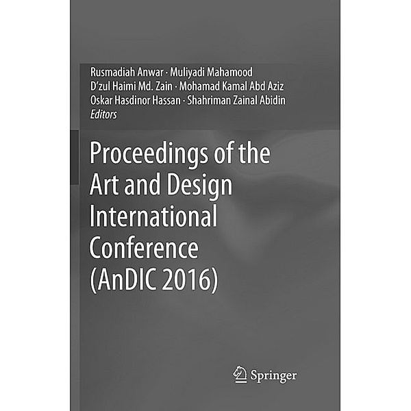 Proceedings of the Art and Design International Conference (AnDIC 2016)