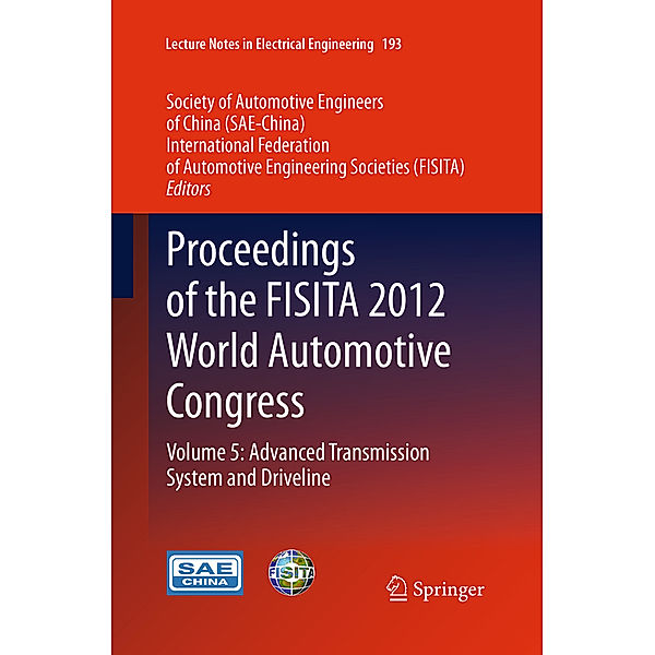 Proceedings of the FISITA 2012 World Automotive Congress