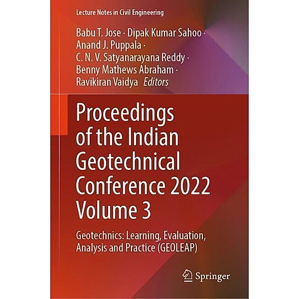 Proceedings of the Indian Geotechnical Conference 2022 Volume 3