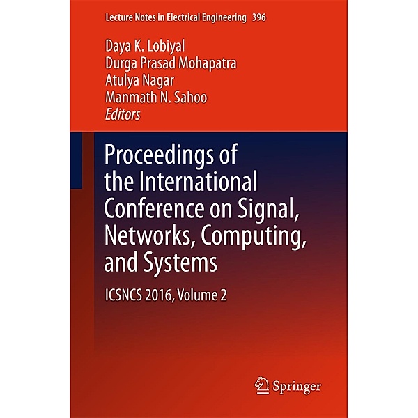 Proceedings of the International Conference on Signal, Networks, Computing, and Systems / Lecture Notes in Electrical Engineering Bd.396