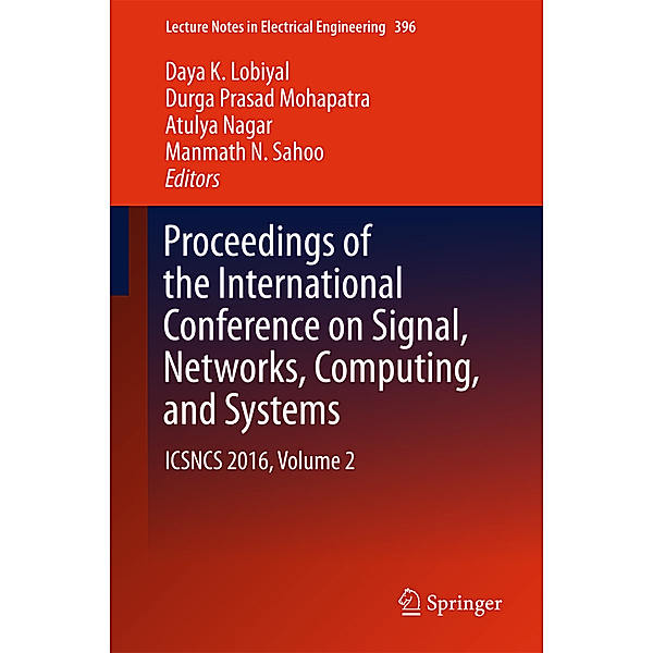Proceedings of the International Conference on Signal, Networks, Computing, and Systems