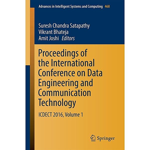 Proceedings of the International Conference on Data Engineering and Communication Technology / Advances in Intelligent Systems and Computing Bd.468