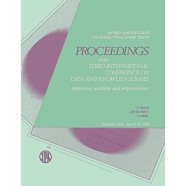 Proceedings of the Third International Conference on Data and Knowledge Bases