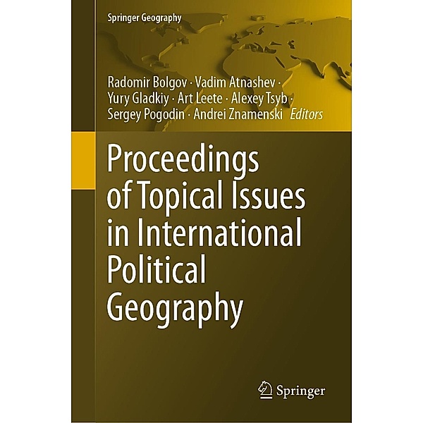 Proceedings of Topical Issues in International Political Geography / Springer Geography
