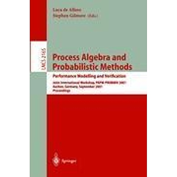 Process Algebra and Probabilistic Methods. Performance Modelling and Verification