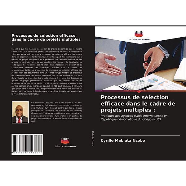 Processus de sélection efficace dans le cadre de projets multiples :, Cyrille Mabiata Nzobo