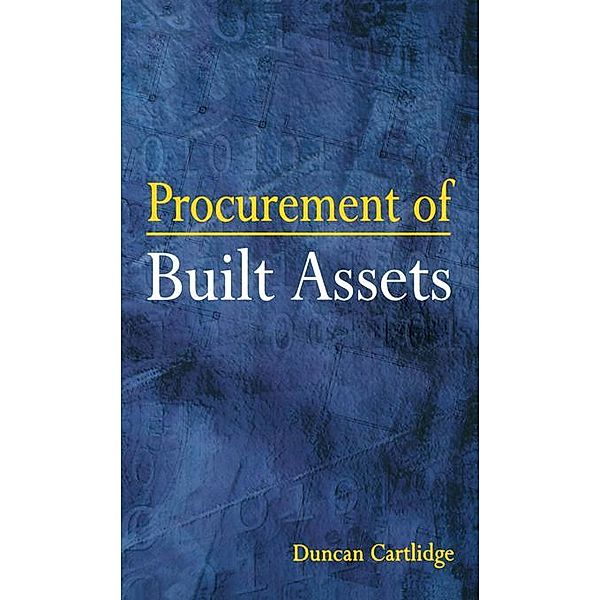 Procurement of Built Assets, Duncan Cartlidge