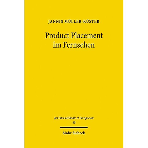 Product Placement im Fernsehen, Jannis Müller-Rüster