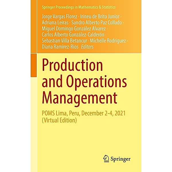 Production and Operations Management / Springer Proceedings in Mathematics & Statistics Bd.391