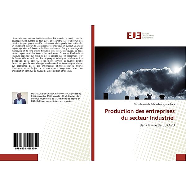 Production des entreprises du secteur Industriel, Pierre Musaada Buhendwa Nyamuhara