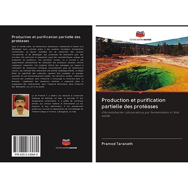 Production et purification partielle des protéases, Pramod Taranath