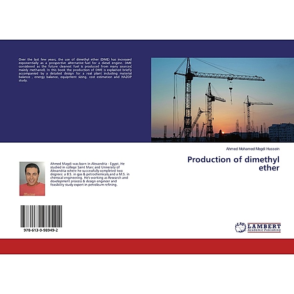 Production of dimethyl ether, Ahmed Mohamed Magdi Hussein