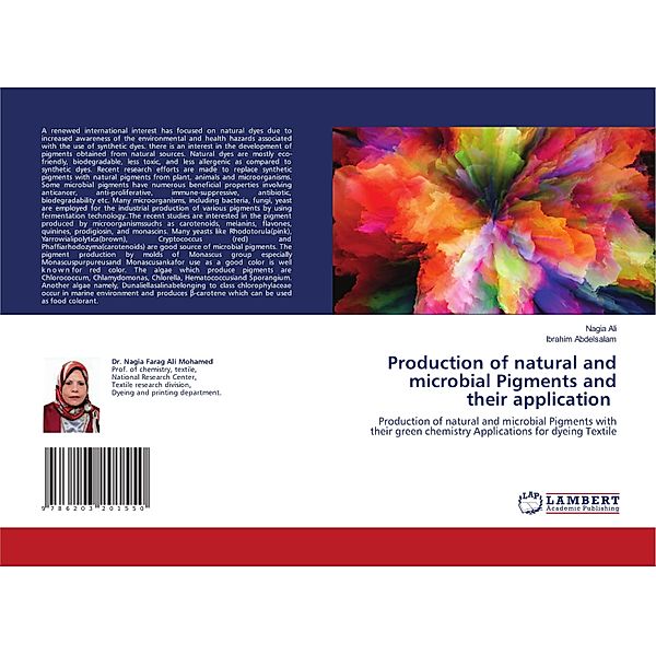 Production of natural and microbial Pigments and their application, Nagia Ali, Ibrahim Abdelsalam