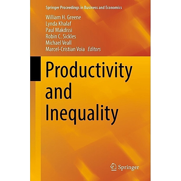 Productivity and Inequality / Springer Proceedings in Business and Economics
