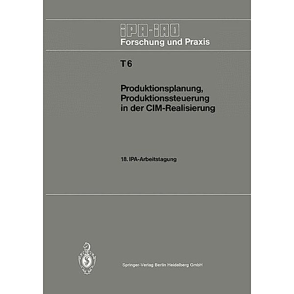 Produktionsplanung, Produktionssteuerung in der CIM-Realisierung