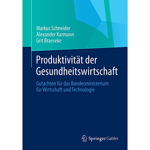 Produktivität der Gesundheitswirtschaft, Markus Schneider, Alexander Karmann, Grit Braeseke