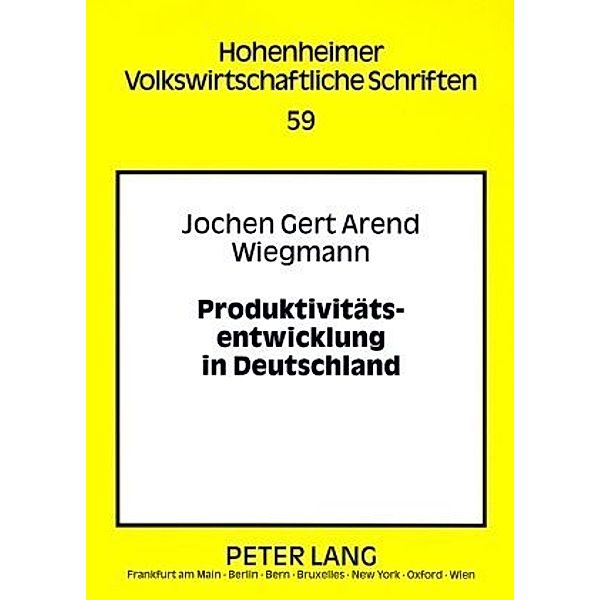 Produktivitätsentwicklung in Deutschland, Jochen Wiegmann
