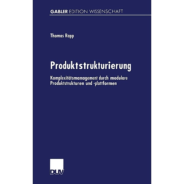 Produktstrukturierung / Gabler Edition Wissenschaft