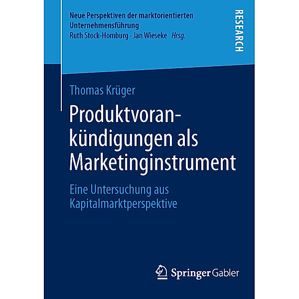 Produktvorankündigungen als Marketinginstrument, Thomas Krüger