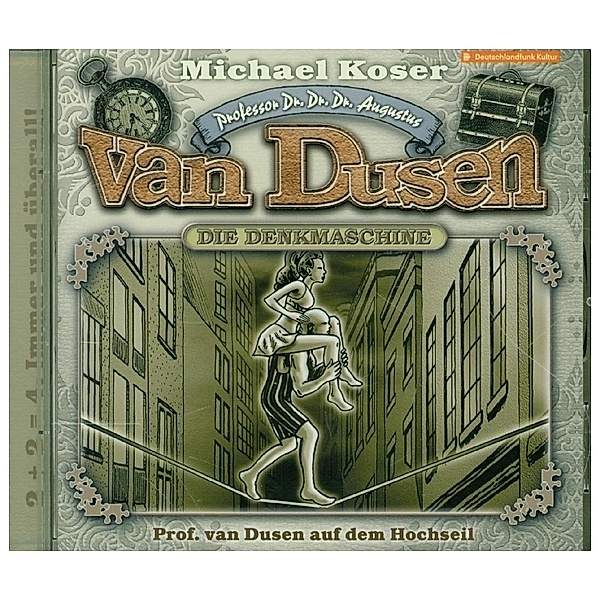 Prof. van Dusen auf dem Hochseil,Audio-CD, Michael Koser