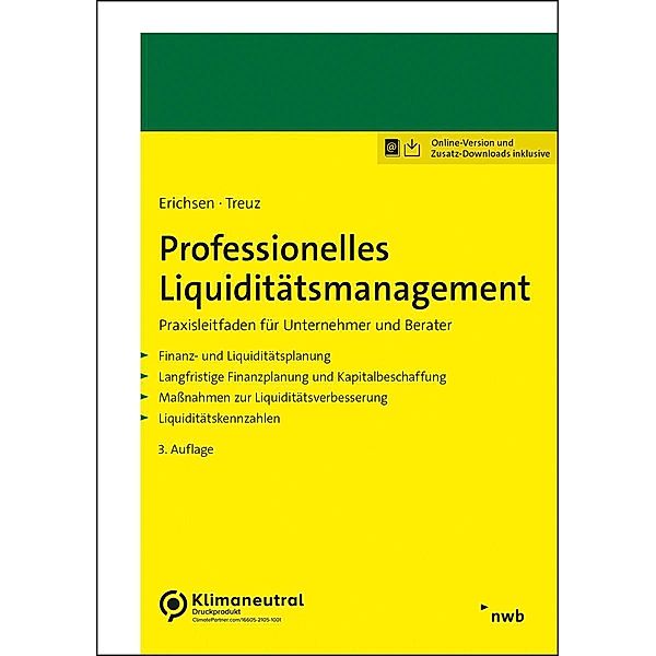 Professionelles Liquiditätsmanagement, Jörgen Erichsen, Jochen Treuz