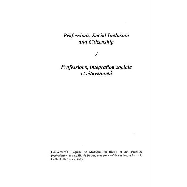 Professions integration socialet citoye / Hors-collection, L. Jaki Stanley